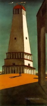 the nostalgia of the infinite 1913 Giorgio de Chirico Metaphysical surrealism Oil Paintings